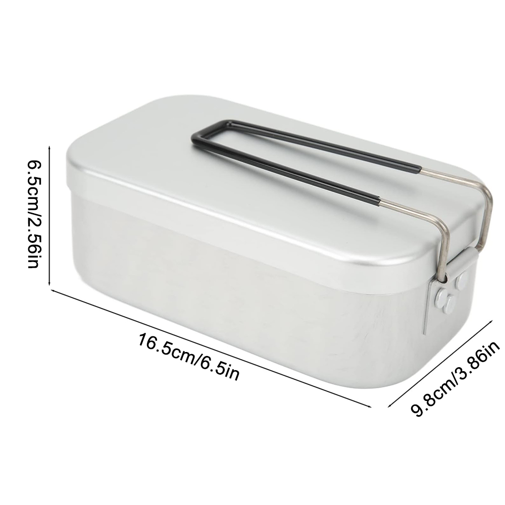 800ML Aluminum Lunch Boxes Out - Outdoor Camping Dining Set review and price
